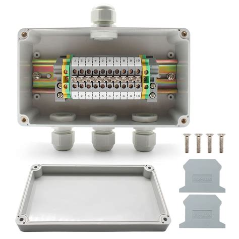 control wiring junction box din rail|adaptable box with din rail.